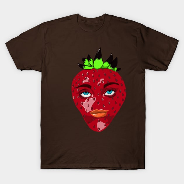 Strawbillie Eilish T-Shirt by Coyoteartshoppe